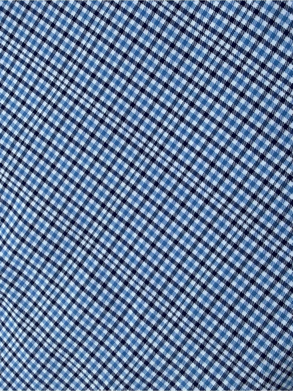 Ralph Lauren Long Sleeve Button Down Shirt Size 17.5 XL Classic Fit Blue Plaid - Picture 4 of 10